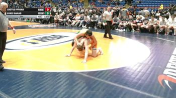 144 lbs Semis & 1st Wrestleback (8 Team) - Luke Banas, New Lenox (Providence Catholic) vs Justus Vrona, Mahomet (M.-Seymour)