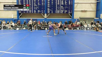 165 lbs Champ. Round 2 - Henry Forte, Williams College vs Nathaniel Wolyniec, Southern Maine