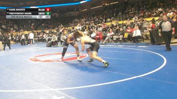 175 Class 3 lbs 5th Place Match - Kade Shurtz, Willard vs Treyvontay Haire, Camdenton
