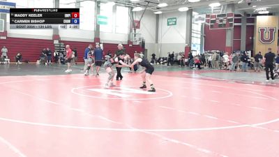 134 lbs Rr Rnd 1 - Maddy Keeler, Empire Girls Wrestling vs Carmen Bishop, Crown City Wrestling Club