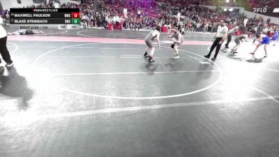 150 lbs Champ. Round 1 - Blake Steinbach, Riverdale Wrestling Club vs Maxwell Paulson, Whitehall Wrestling Club