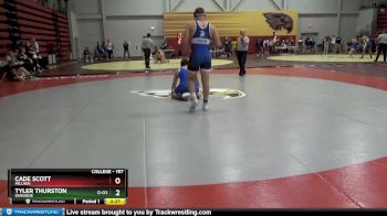 197 lbs Quarterfinal - Cade Scott, Millikin vs Tyler Thurston, Dubuque