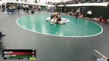 190 lbs Cons. Round 2 - Oan Vega, Worland vs Aedan Lyman, Cokeville