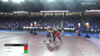 195 lbs Prelims - Booker Lester, Saint John's vs Jake Lake, Bedford NH