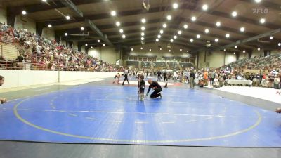 40-45 lbs Rr Rnd 4 - Elyse DeGraff, Junior Indian Wrestling vs Kaydence Neal, Dendy Trained Wrestling