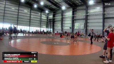 100 lbs Finals (8 Team) - Dilynn Albrecht, Badger Girls Elite vs Makayla Smith, Team Pennsylvania Blue