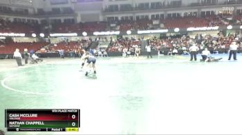 138 lbs 9th Place Match - Nathan Chappell, Skyview vs Cash McClure, Vallivue