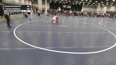157 lbs Cons. Sub-quarters - Dalton Humeniuk, Bison Wrestling Club vs Braden Shoemaker, Heartland Wrestling Academy