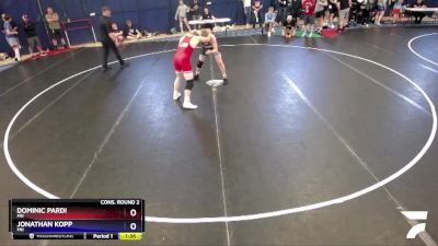 165 lbs Cons. Round 2 - Dominic Pardi, MN vs Jonathan Kopp, MN