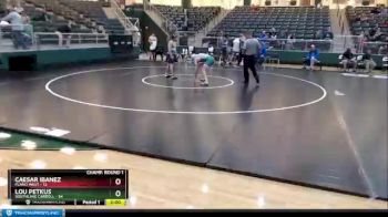 195 lbs Round 1 (16 Team) - Lou Petkus, Southlake Carroll vs Caesar Ibanez, Plano West