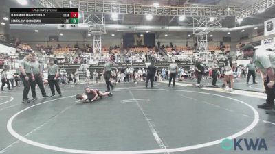 67 lbs Semifinal - Kailani Hartfield, Standfast vs Harley Duncan, Lexington Wrestling Club