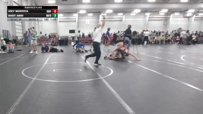 144 lbs Round 1 (10 Team) - Joey Montoya, Team Shutt vs Basit Amid, Mat Assassins Black