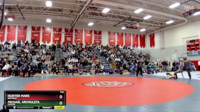 113 lbs Cons. Round 4 - Hunter Mars, Bayfield vs Michael Archuleta, Center