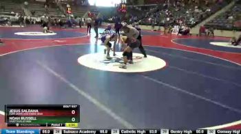 6A 138 lbs Cons. Semi - Noah Russell, Fayetteville High vs Jesus Saldana, Fort Smith Northside High