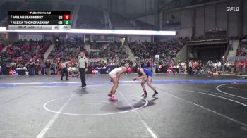 115 lbs Quarterfinal - Alexa Thongrasamy, Derby vs Jaylah Jeanneret, St Marys