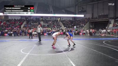 115 lbs Quarterfinal - Alexa Thongrasamy, Derby vs Jaylah Jeanneret, St Marys