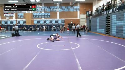 126 lbs Champ. Round 1 - Kyle Cannon, Lehi vs Wendell Maw, Fremont