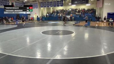 133 lbs Champ. Round 1 - Tristan Mosack, Eureka vs Geovanny Merriman, University Of Dubuque