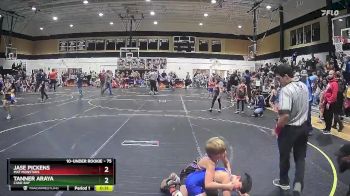 75 lbs Round 1 - Jase Pickens, Mat Monstars vs Tanner Araya, Cane Bay