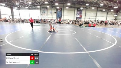 95 lbs Rr Rnd 1 - Krimsyn Kostoff, Team Bro vs Waylynn Barrows, Buffalo Valley Wrestling Club - Black