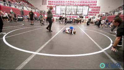 43 lbs Consi Of 4 - Axton Marvin, Yukon Wrestling Academy vs Memphis Epperley, Smith Wrestling Academy