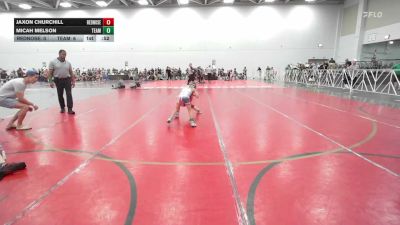 56 lbs Rr Rnd 1 - Jaxon Churchill, RedNose Wrestling School - EL vs Micah Melson, Team RJN - EL