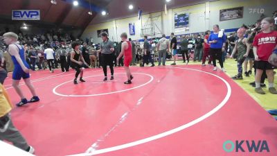 96 lbs Rr Rnd 2 - Abram Corbett, Fort Gibson Youth Wrestling vs Da'Von Craven, Unattached