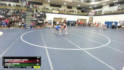 150 lbs Champ. Round 2 - Chase Steffen, St. Croix Falls vs Hudzon Sebesta-Opelt, Neillsville-Greenwood-Loyal