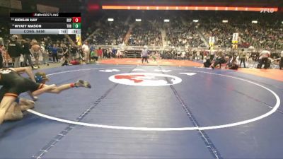 4A-120 lbs Cons. Semi - Kirklin Hay, Rock Springs vs Wyatt Mason, Thunder Basin