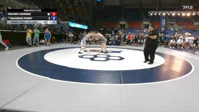 175 lbs Champ. Rd Of 16 - Holden Hoiness, MT vs Maximus Purdy, IL