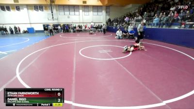 106 lbs Cons. Round 3 - Daniel Rigo, Williams High School vs ETHAN FARNSWORTH, Antelope Union