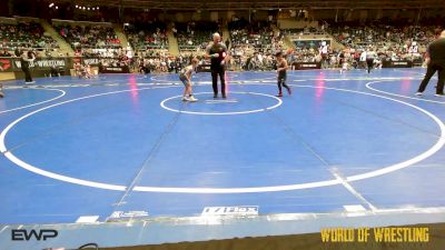 58 lbs Consi Of 8 #1 - Armani Castaneda, Top Rank Hammers vs Waylon Ressler, DC Elite - Coufal