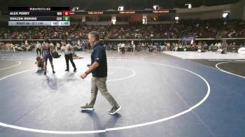 D 1 144 lbs Champ. Round 1 - Gracen Jenkins, Covington vs Alex Perry, Woodlawn - B.R.
