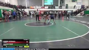 106 lbs Quarterfinal - Kazzen Siler, Lyman vs Kaiden Apodaca, Powell