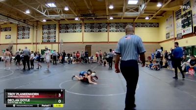 80 lbs Round 6 (10 Team) - Troy Plankenhorn, Warhawks Wrestling vs DECLAN DOYLE, South Side WC