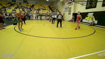 119 lbs Consolation - Coy Sampson, Grove vs Brighton Harp, Tahlequah Wrestling Club