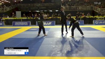 JAMASON WILLIAM N STRICKER vs SAMUEL GOMES VAZ 2024 Pan Kids Jiu-Jitsu IBJJF Championship