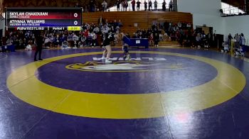 160 lbs Semifinal - Atiyana Williams, Western New England vs Skylah Chakouian, Elmira College