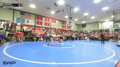 215 lbs Quarterfinal - Nathan Rampey, McAlester vs Kaydin McCartney, Gore Public Schools
