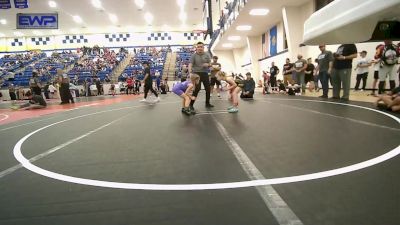 55 lbs 3rd Place - Magnolia Benton, Honey Badgers Wrestling Club vs Kinsey Mabe, Quezada Wrestling Academy