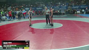 D 2 120 lbs Champ. Round 1 - Devin Viers, Parkway vs William Bouillon, North Vermilion