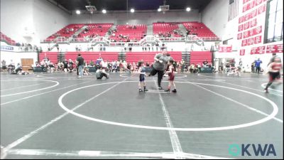 37-40 lbs Consolation - Ronan Scott, Blanchard Wrestling Club vs Hank Shattuck, Harrah Little League Wrestling