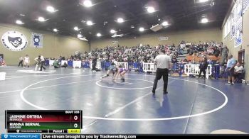 111 lbs Cons. Semi - Rianna Bernal, Lemoore vs Jasmine Ortega, Redwood