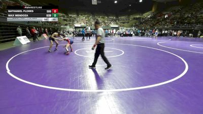 115 lbs Consi Of 16 #2 - Nathaniel Flores, Sanger vs Max Mendoza, Redwood
