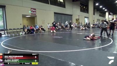 70 lbs Round 3 (6 Team) - Ava Westenbarger, TN AAU- Havok vs Alaina Gilbert, Alabama Elite Black