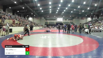 100 lbs Quarterfinal - Major Coffey, South Paulding Junior Spartans Wrestling Club vs Atticus Hall, Morris Fitness Wrestling Club