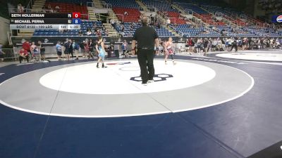 100 lbs Cons. Rd Of 32 - Seth Hollerman, Pennsylvania vs Michael Perna, New Jersey