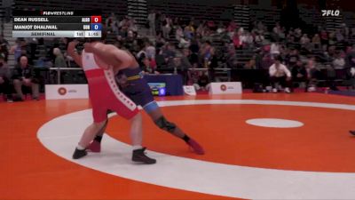 92kg Semifinal - Dean Russell, Strathcona Wrestling Club vs Manjot Dhaliwal, Guru Gobind Singh Wrestling Club