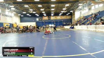 113 lbs Round 2 (8 Team) - Manoa Jones, Team Barracuda vs Caden Laravuso, Lake Mary Militia WC