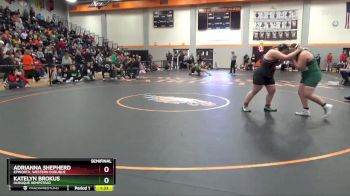 235 lbs Semifinal - Katelyn Brokus, Dubuque Hempstead vs Adrianna Shepherd, Epworth, Western Dubuque